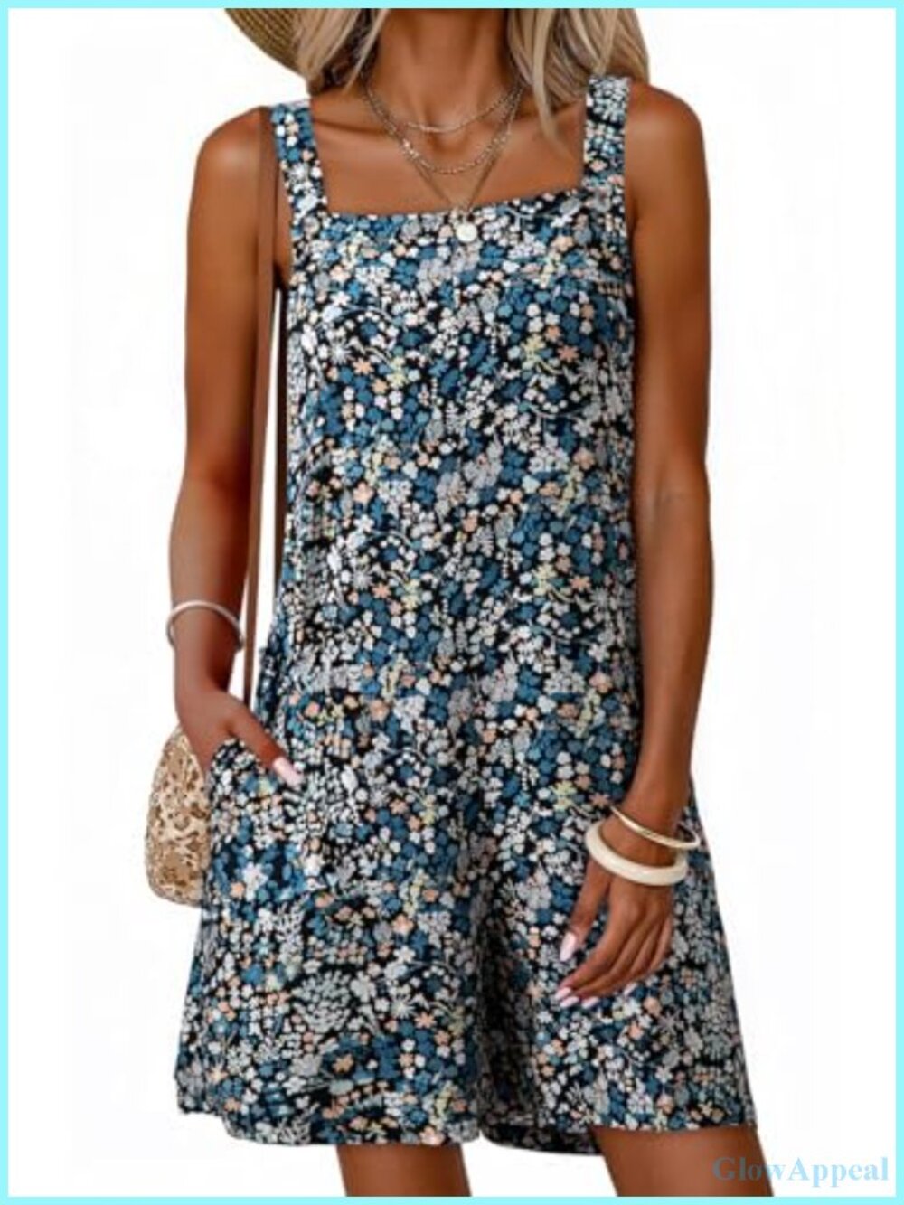 Dokotoo Women's Casual Loose Sleeveless Floral Romper Jumpsuit Shorts Plus Size
